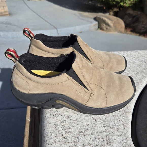 Merrell Junggle Moc Sz 7 Mens Classic Slip On Ortholite Comfort Insoles main image 4